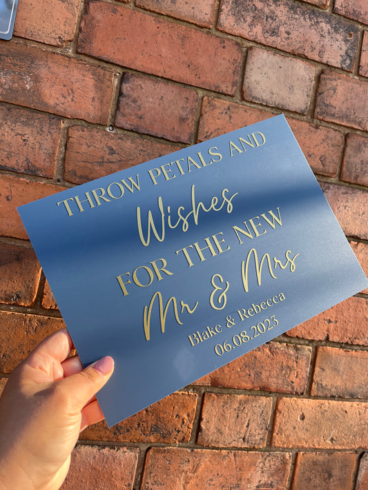 Throw Petals and Wishes