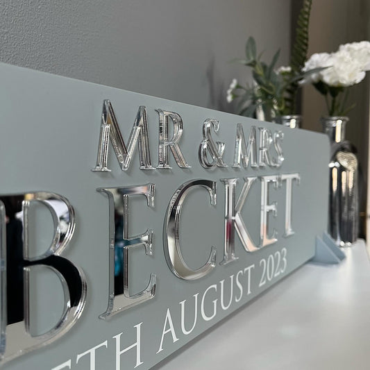 Wedding Top Table Luxury Sign