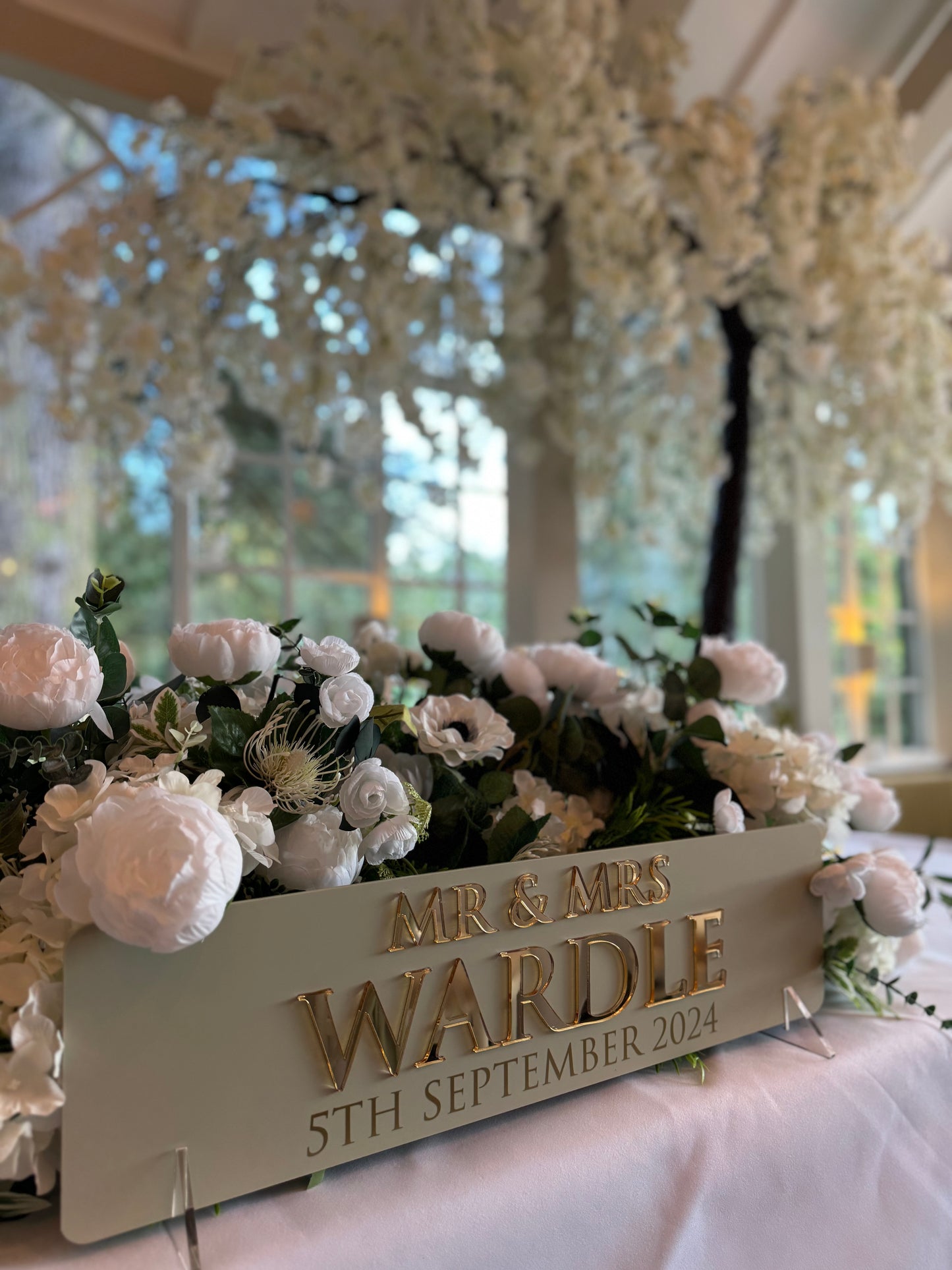 Wedding Top Table Luxury Sign