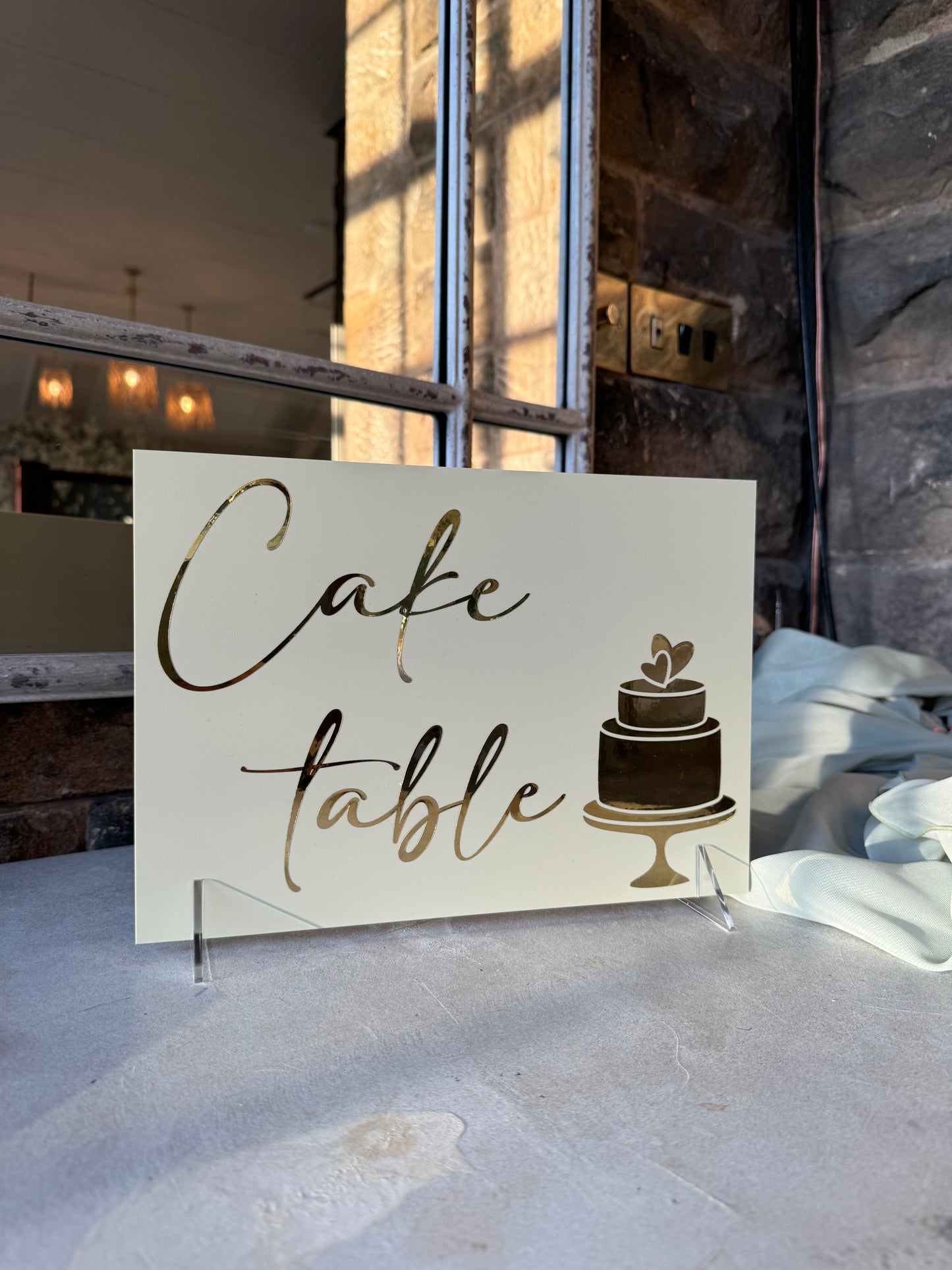 Cake Table Sign