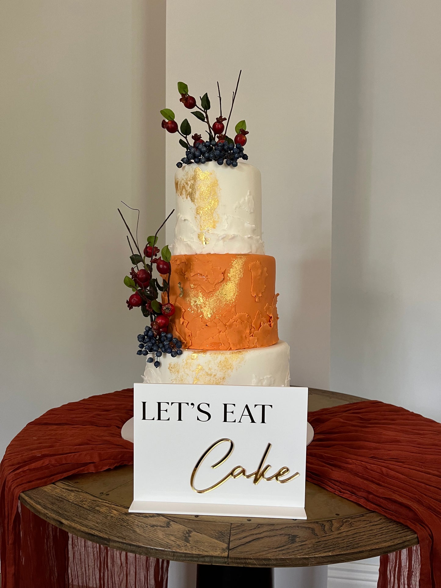 Lets Eat Cake Sign