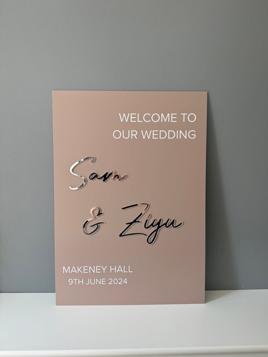 Wedding Welcome Sign 3