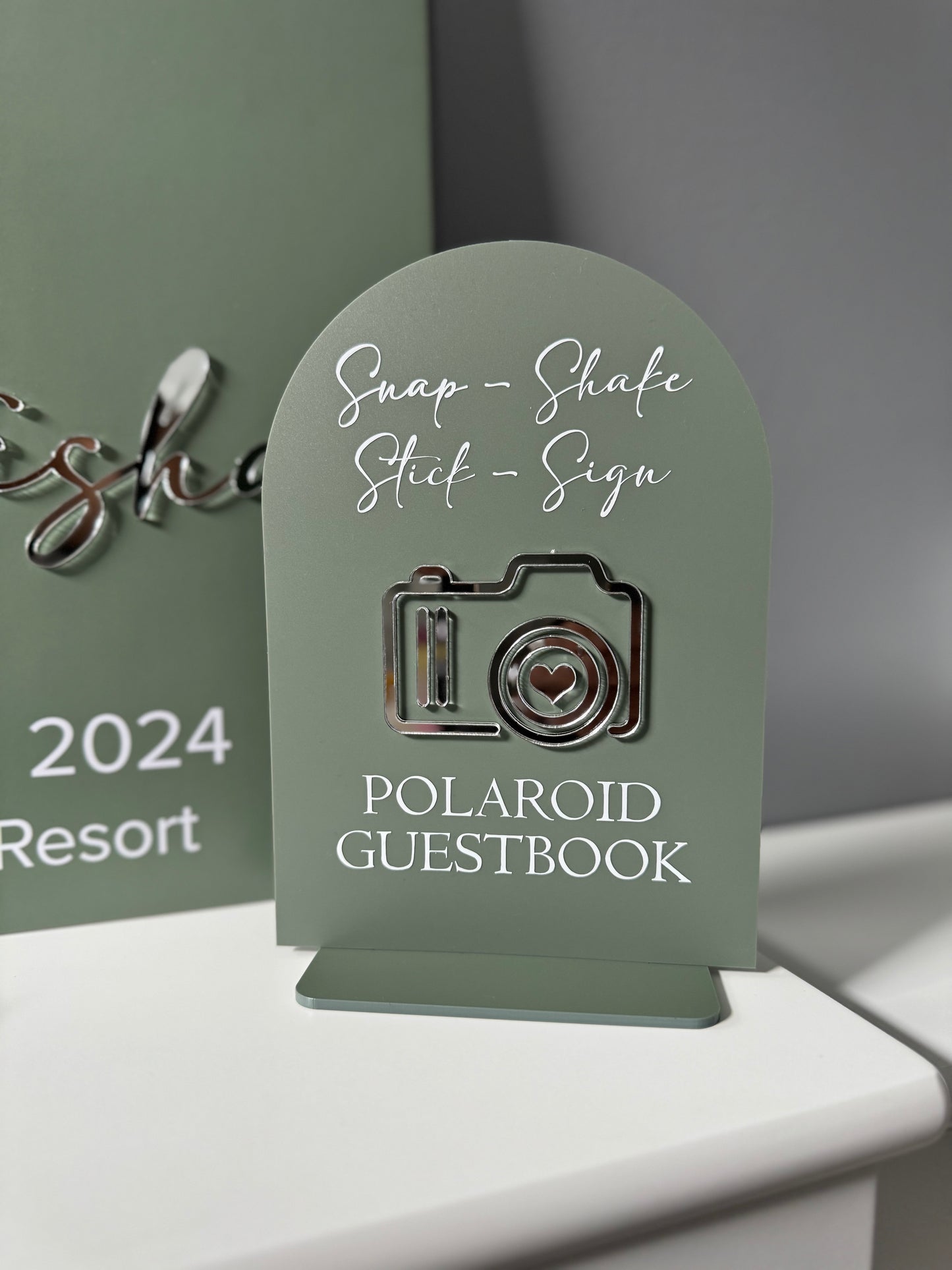 Polaroid Guestbook Sign