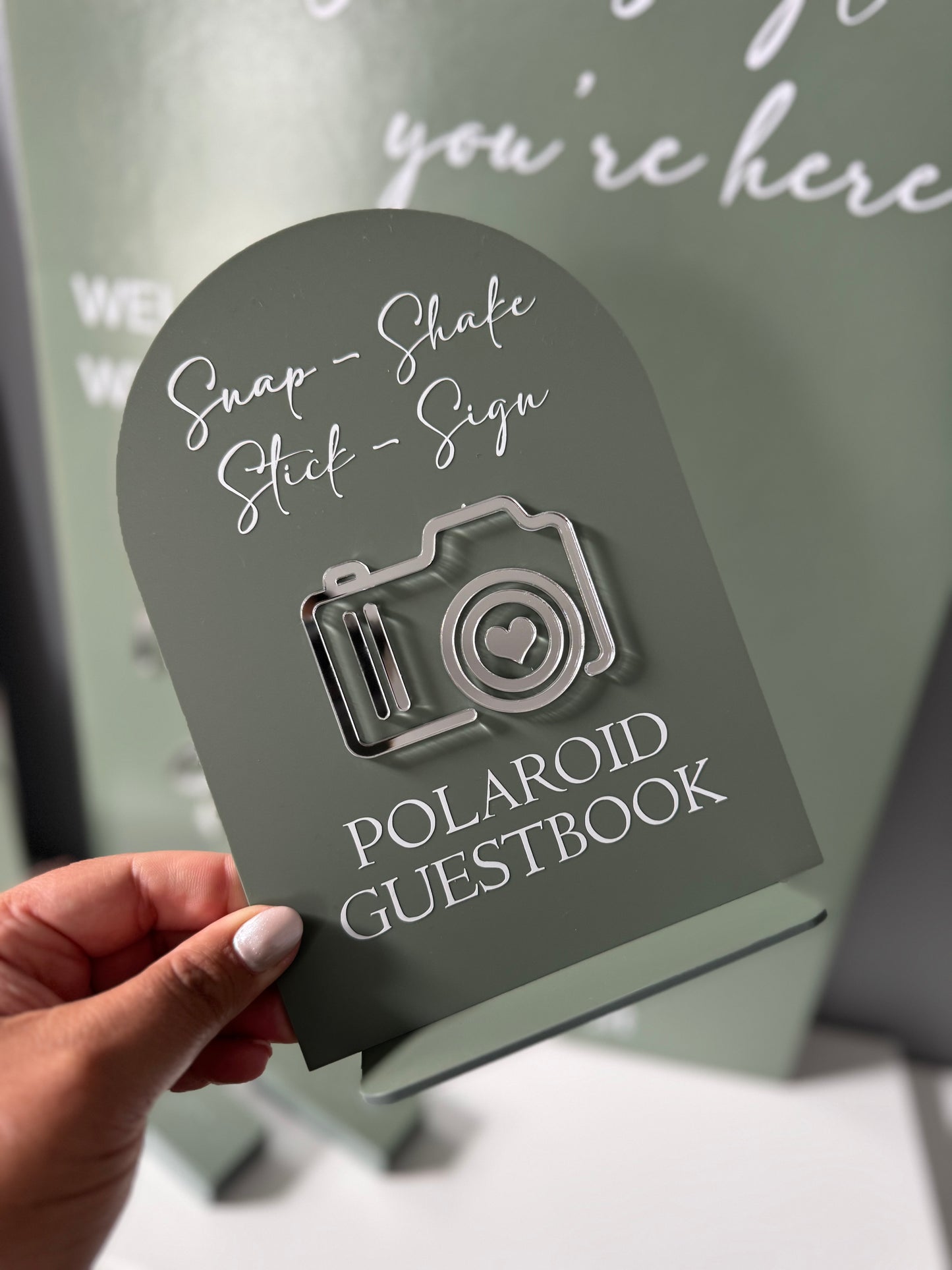 Polaroid Guestbook Sign