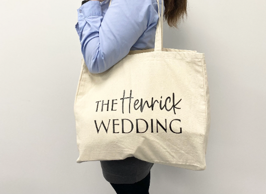 Wedding tote bag